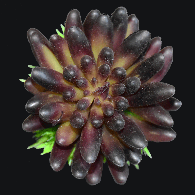 Large size artificial spike aeonium succulent pick in Purple AS-S008PP