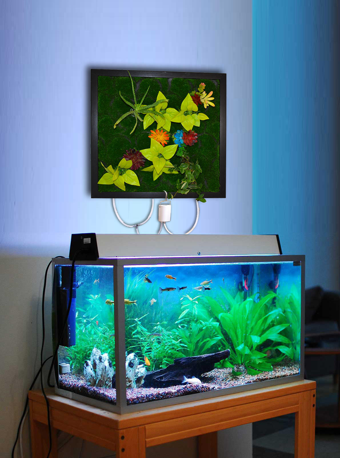 3D living plant Panel Design PB50100